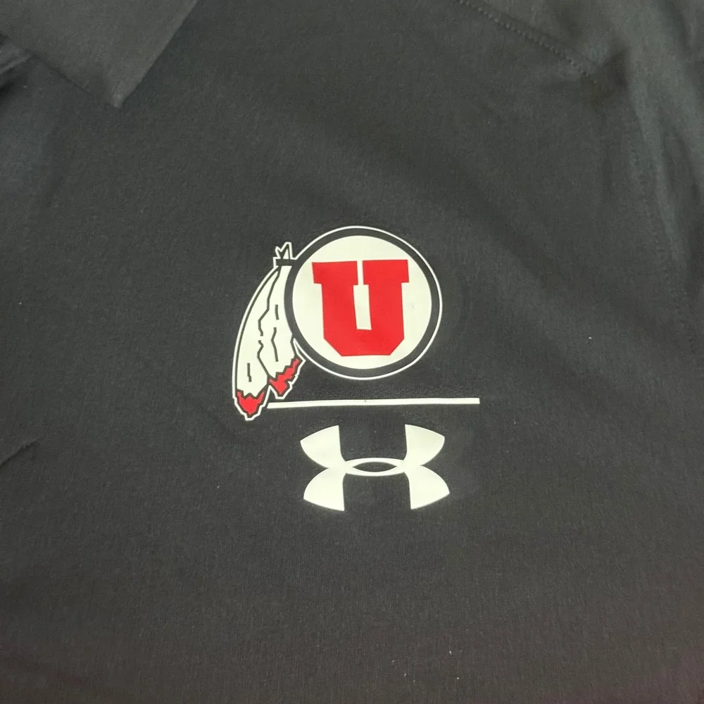 Under Armour Utah Polo Shirt Mens XL Colorblock Athletic